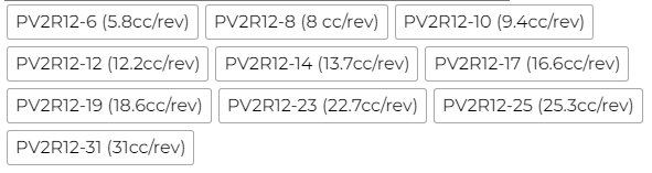 <a  target='_blank'><u>油研葉片泵</u></a>PV2R12系列相關型號